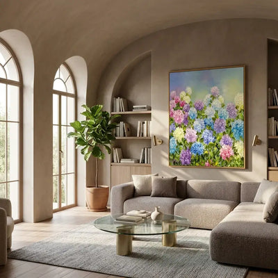 Lavender Garden Canvas Art