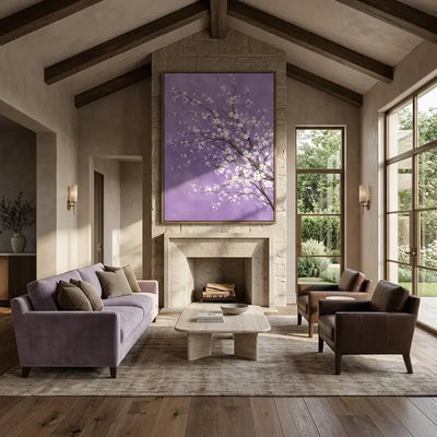 Lilac Reverie Canvas Art