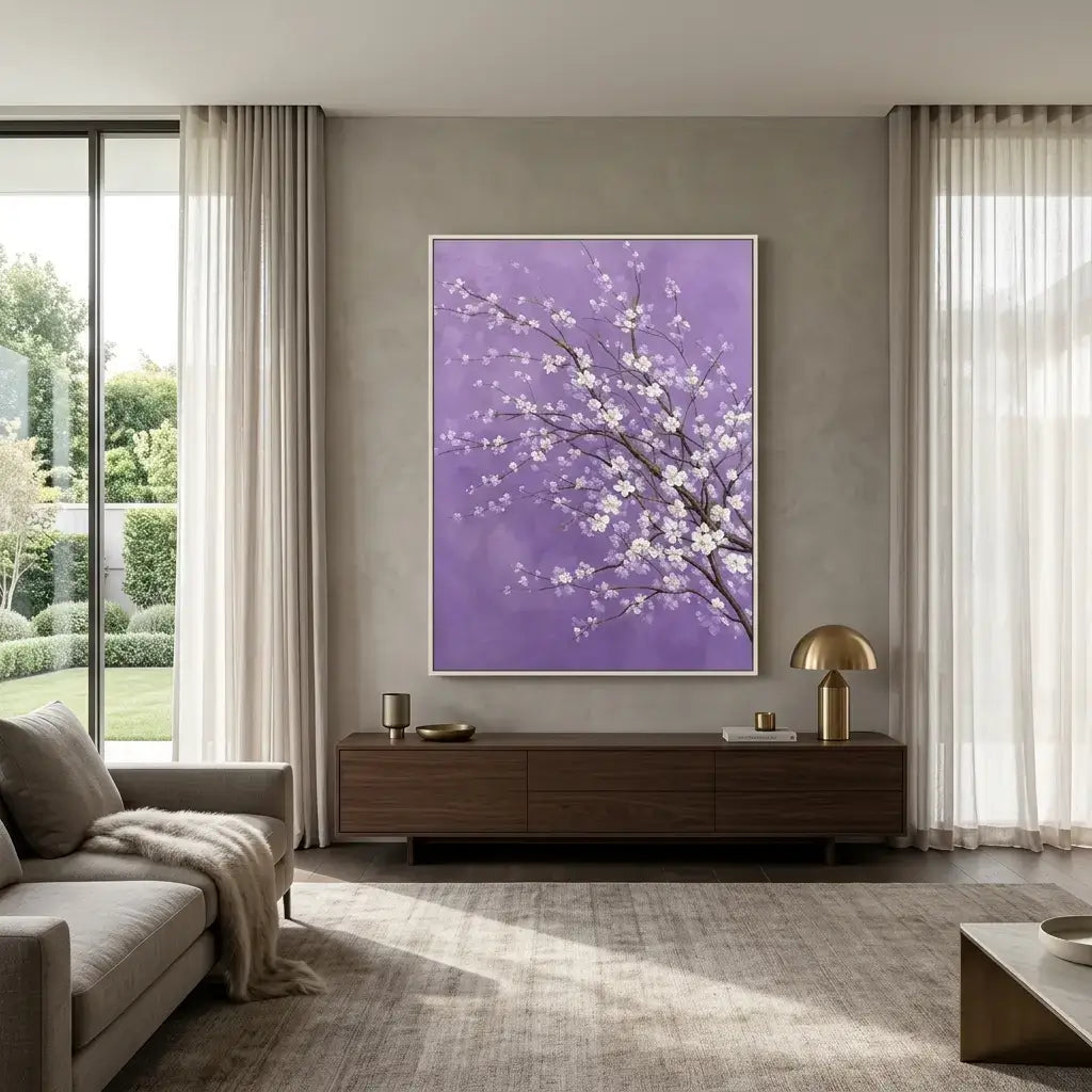 Lilac Reverie Canvas Art