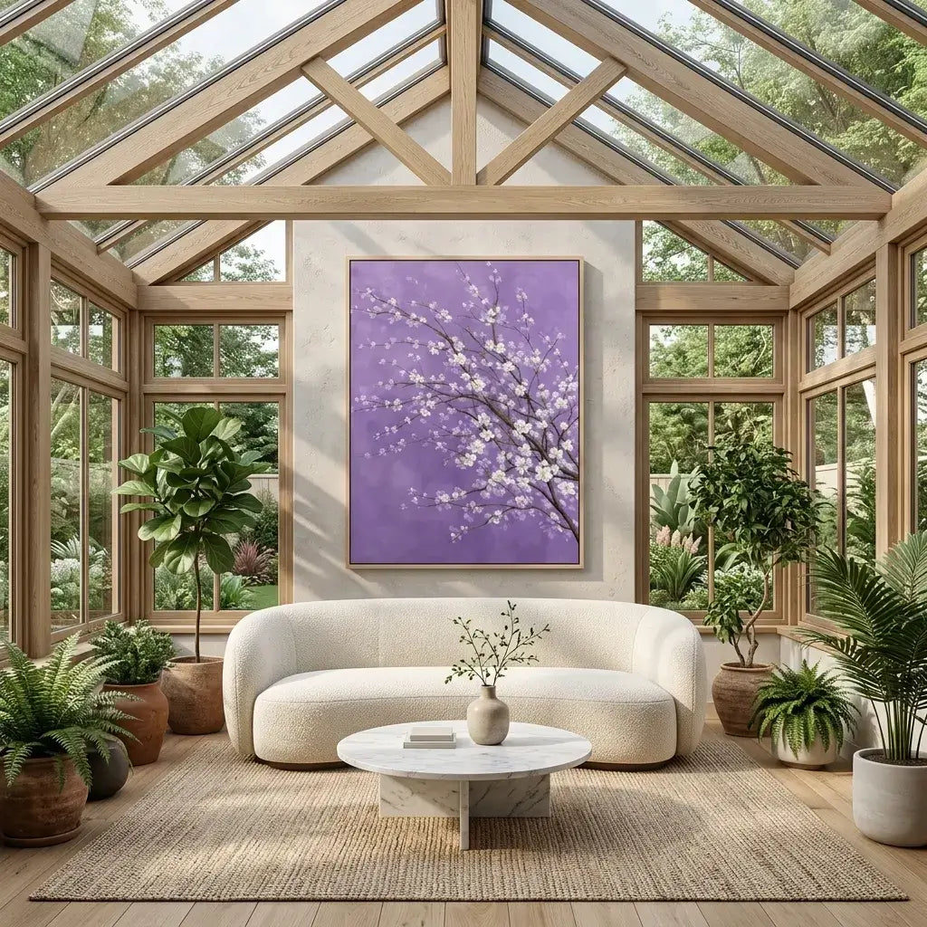 Lilac Reverie Canvas Art