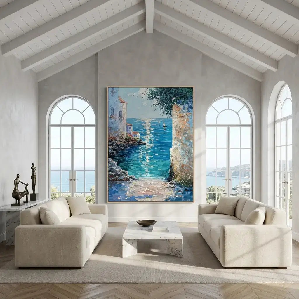 Blue Waters Canvas Art