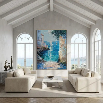 Blue Waters Canvas Art