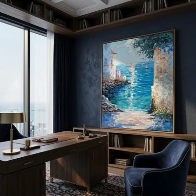 Blue Waters Canvas Art