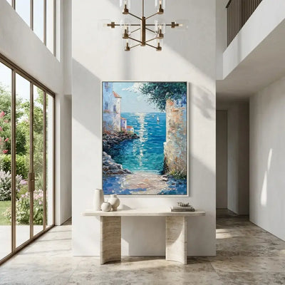 Blue Waters Canvas Art