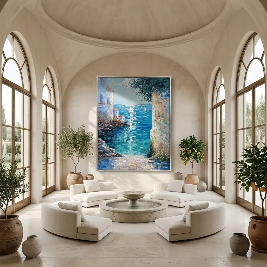 Blue Waters Canvas Art