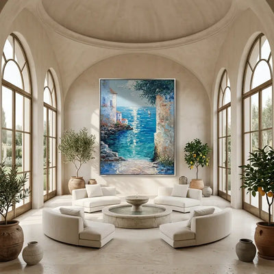 Blue Waters Canvas Art