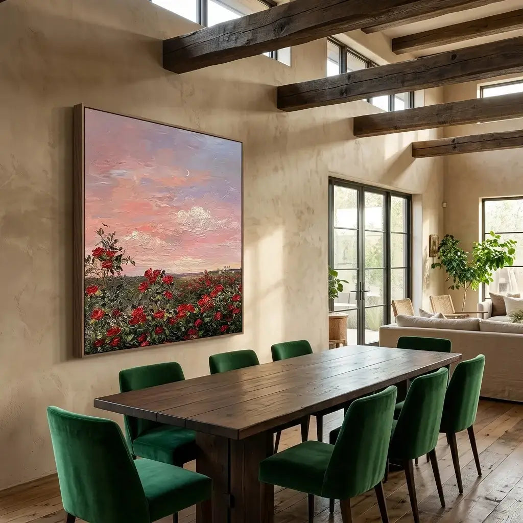 Evening Garden Canvas Art
