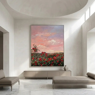 Evening Garden Canvas Art