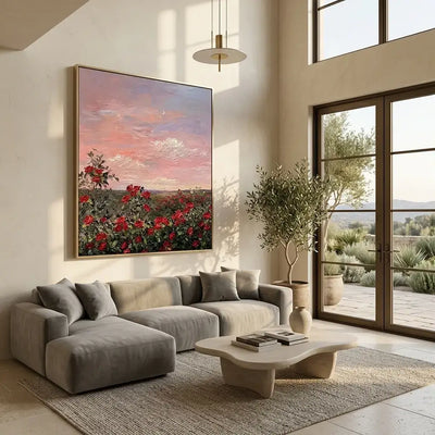 Evening Garden Canvas Art