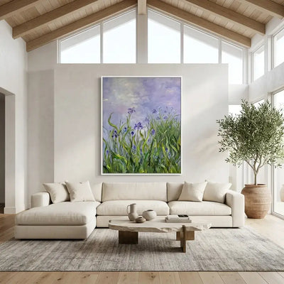 Iris Meadow Canvas Art