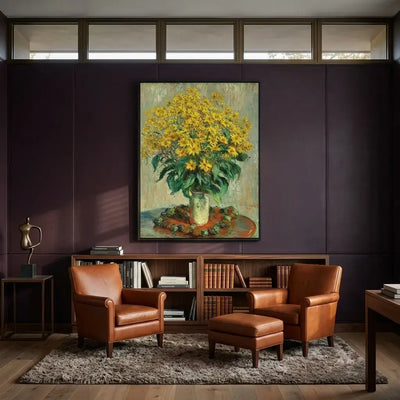 Golden Garden Canvas Art