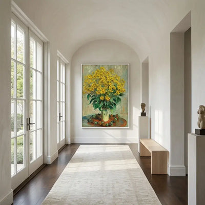 Golden Garden Canvas Art