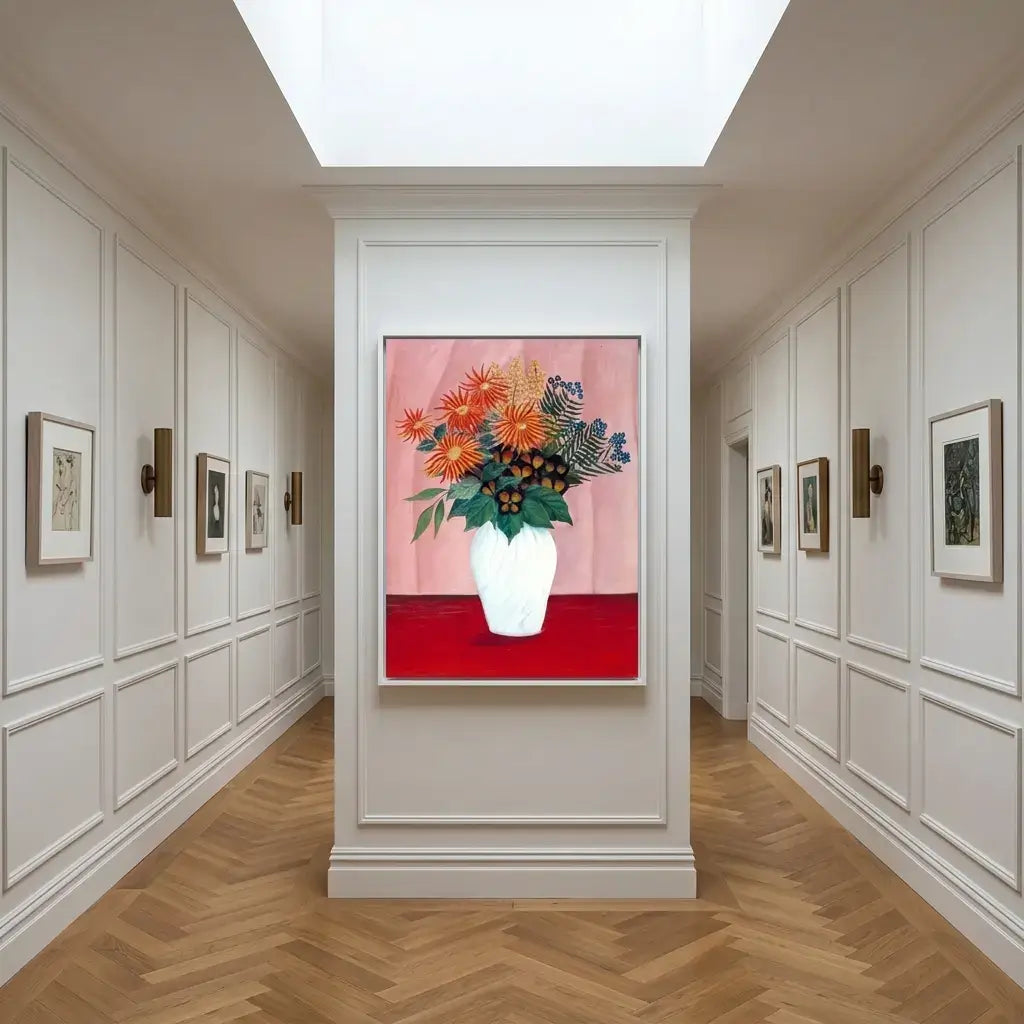 Coral Blooms Canvas Art
