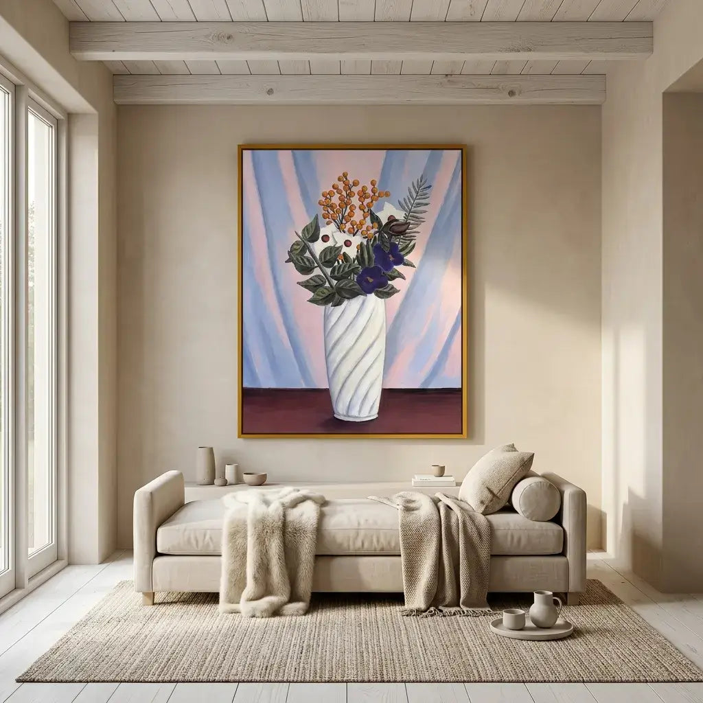 Lavender Still Life Canvas Art