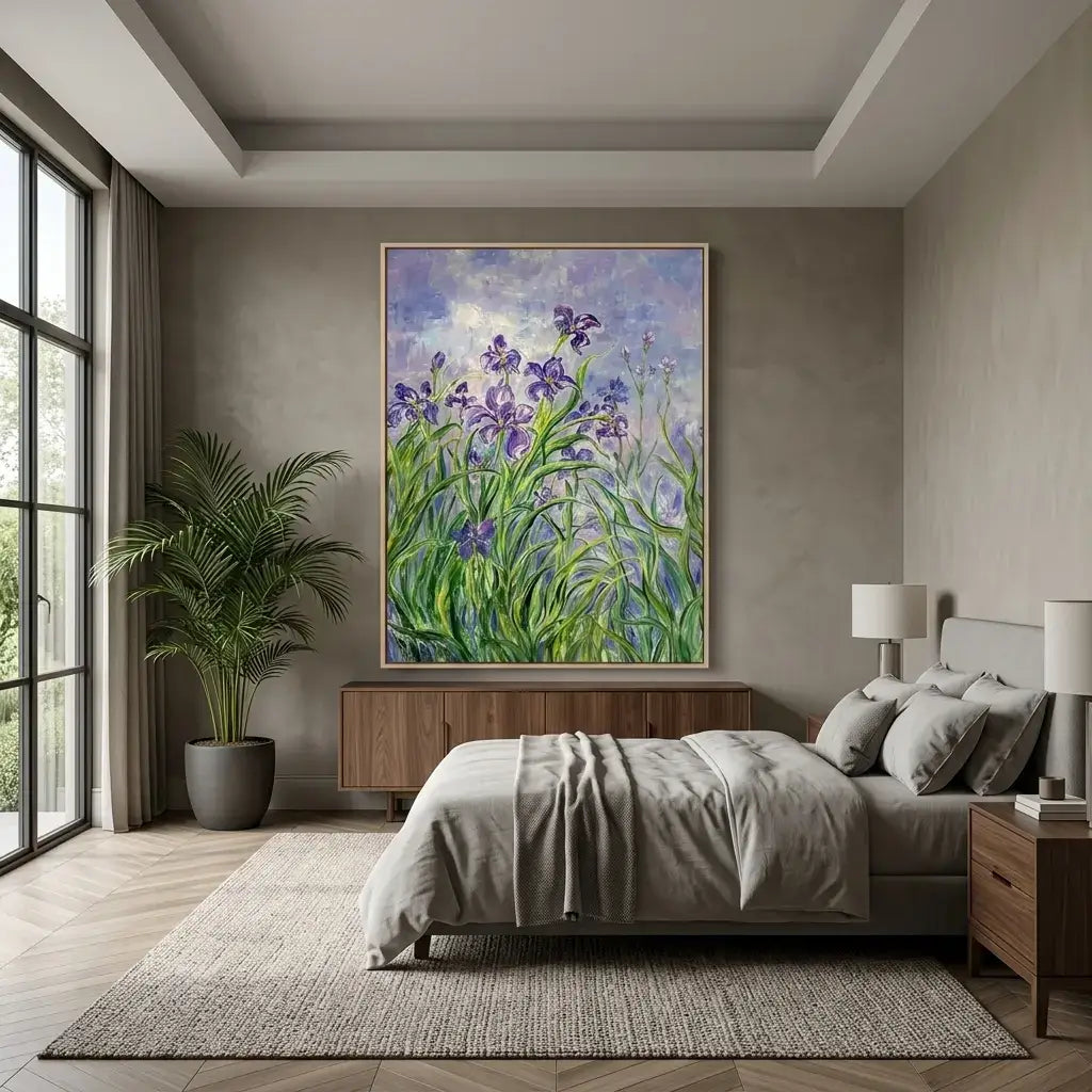 Iris Garden Canvas Art