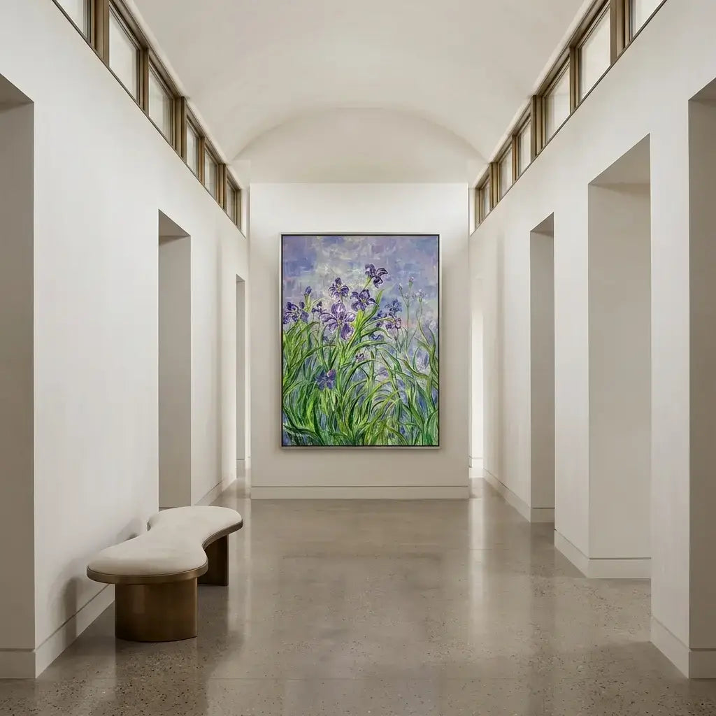 Iris Garden Canvas Art