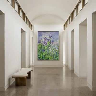 Iris Garden Canvas Art
