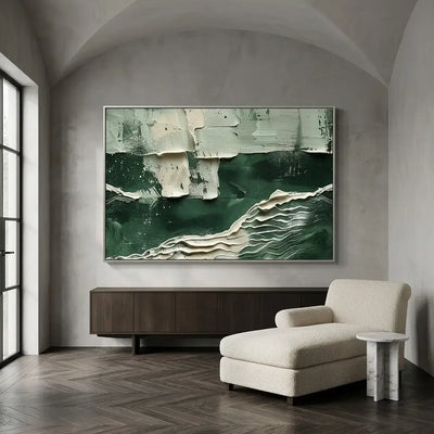 Emerald Tide Canvas Art
