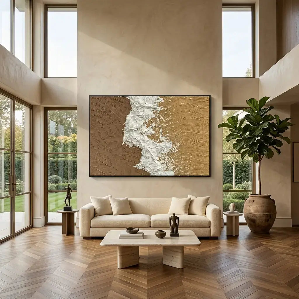 Golden Shore Canvas Art