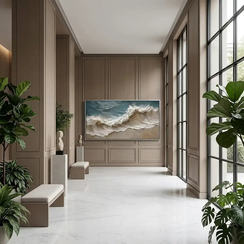 Rolling Waves Canvas Art