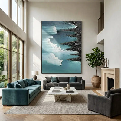 Silver Tide Canvas Art