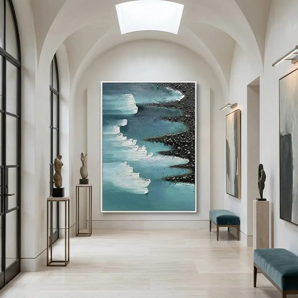 Silver Tide Canvas Art