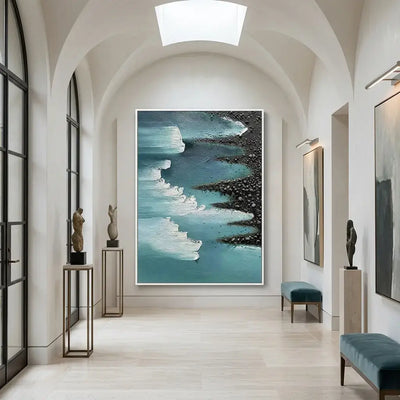 Silver Tide Canvas Art