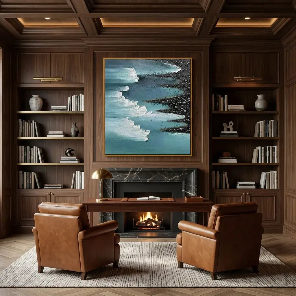 Silver Tide Canvas Art