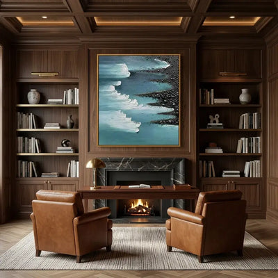Silver Tide Canvas Art