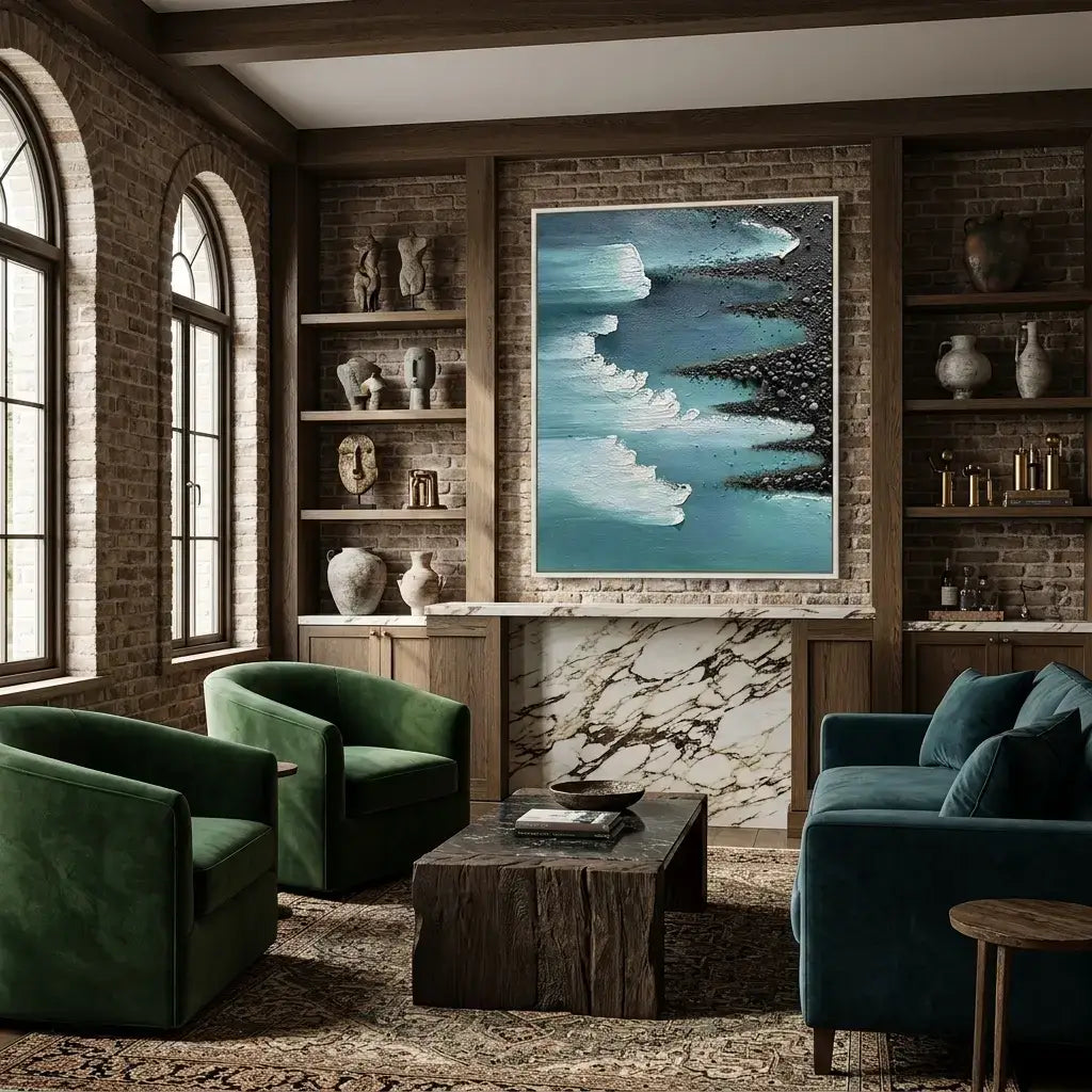 Silver Tide Canvas Art