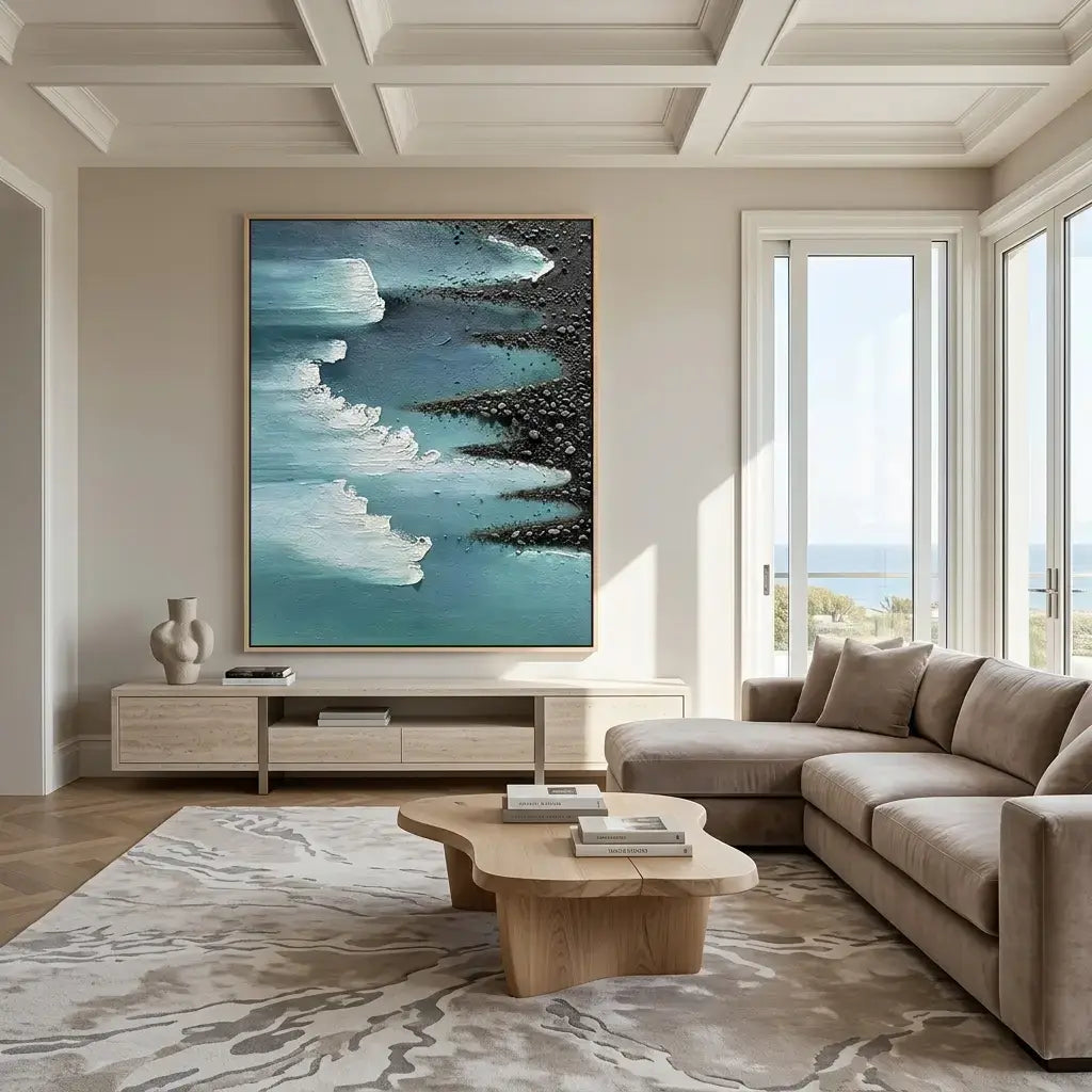 Silver Tide Canvas Art