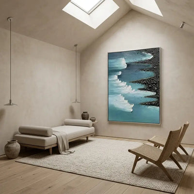 Silver Tide Canvas Art