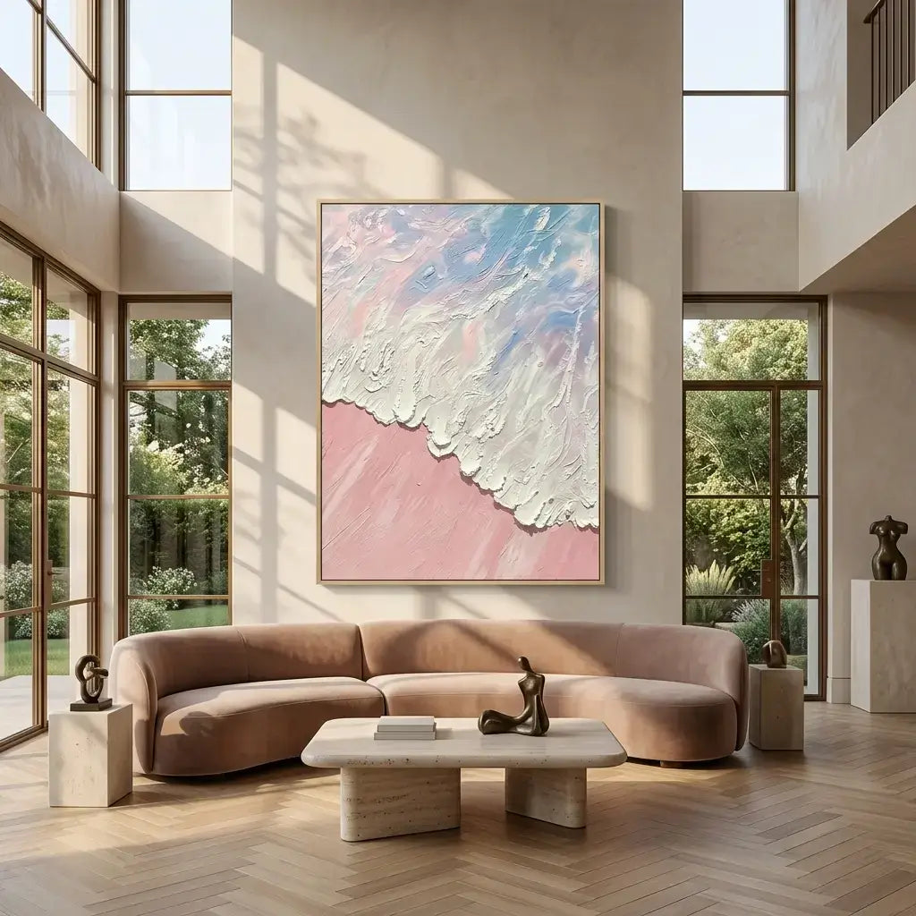 Blush Tide Canvas Art