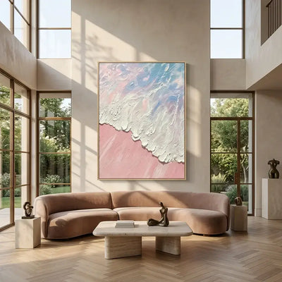 Blush Tide Canvas Art