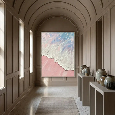 Blush Tide Canvas Art