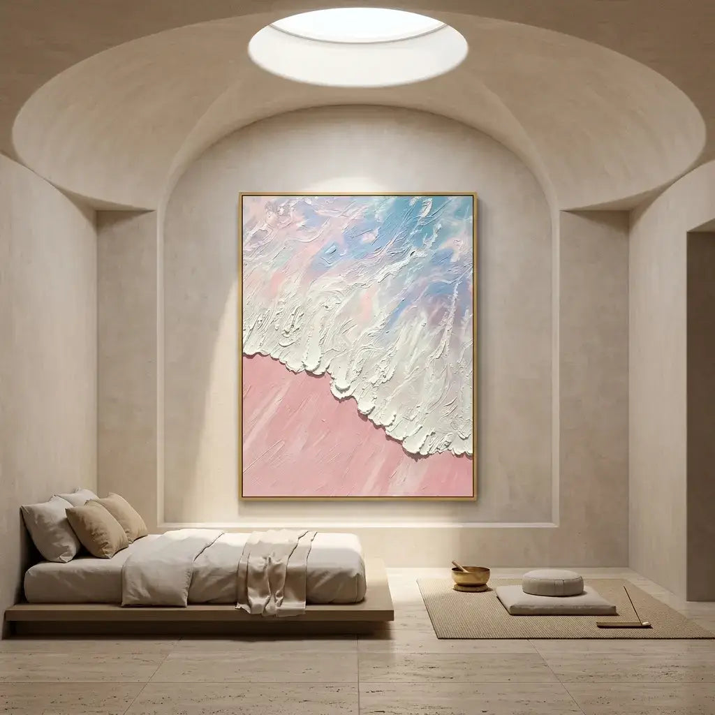 Blush Tide Canvas Art