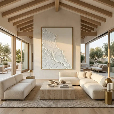 Ivory Tide Canvas Art