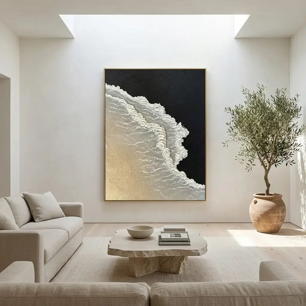 Sandy Current Canvas Art