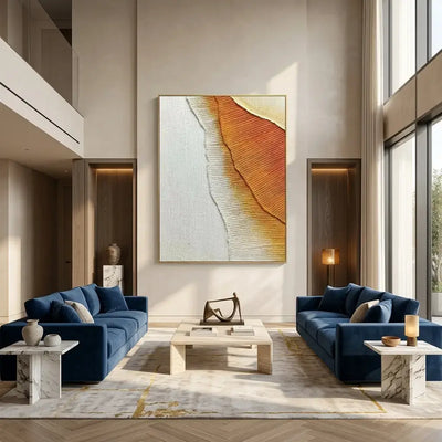 Amber Shore Canvas Art