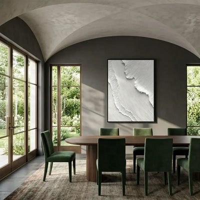 White Tide Canvas Art