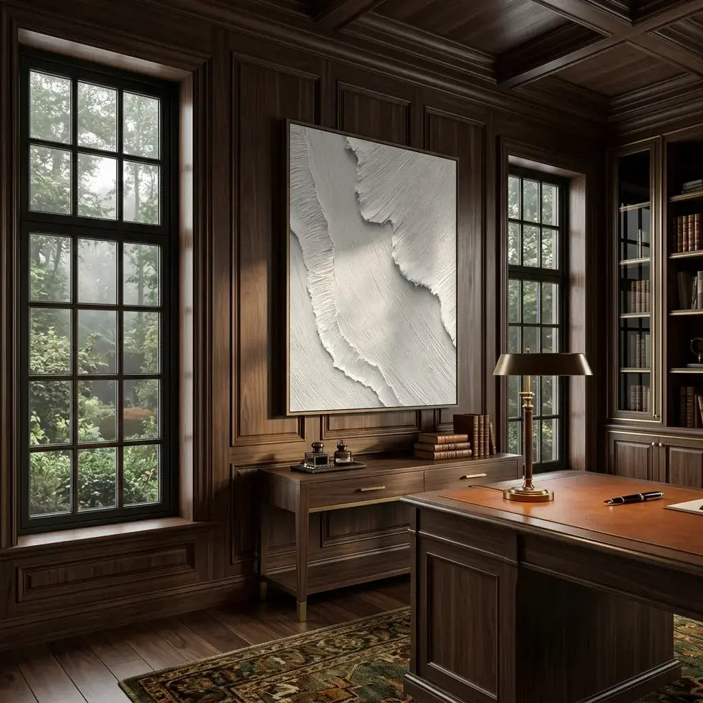 White Tide Canvas Art