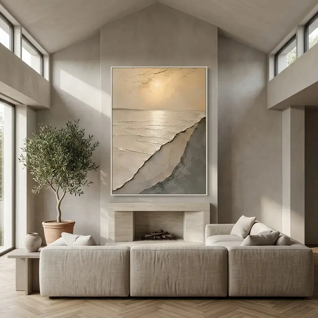 Golden Horizon Canvas Art