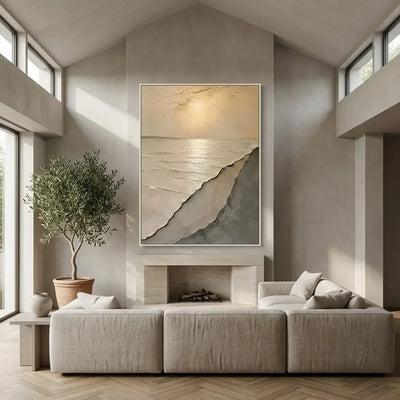 Golden Horizon Canvas Art