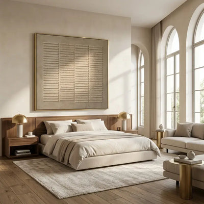 Soft Grid Canvas Art