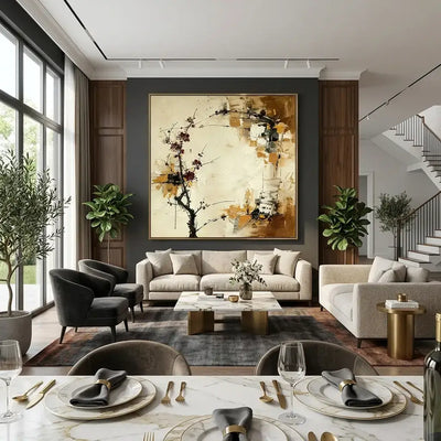 Autumn Branch Canvas Art