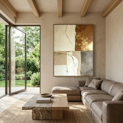 Golden Silence Canvas Art