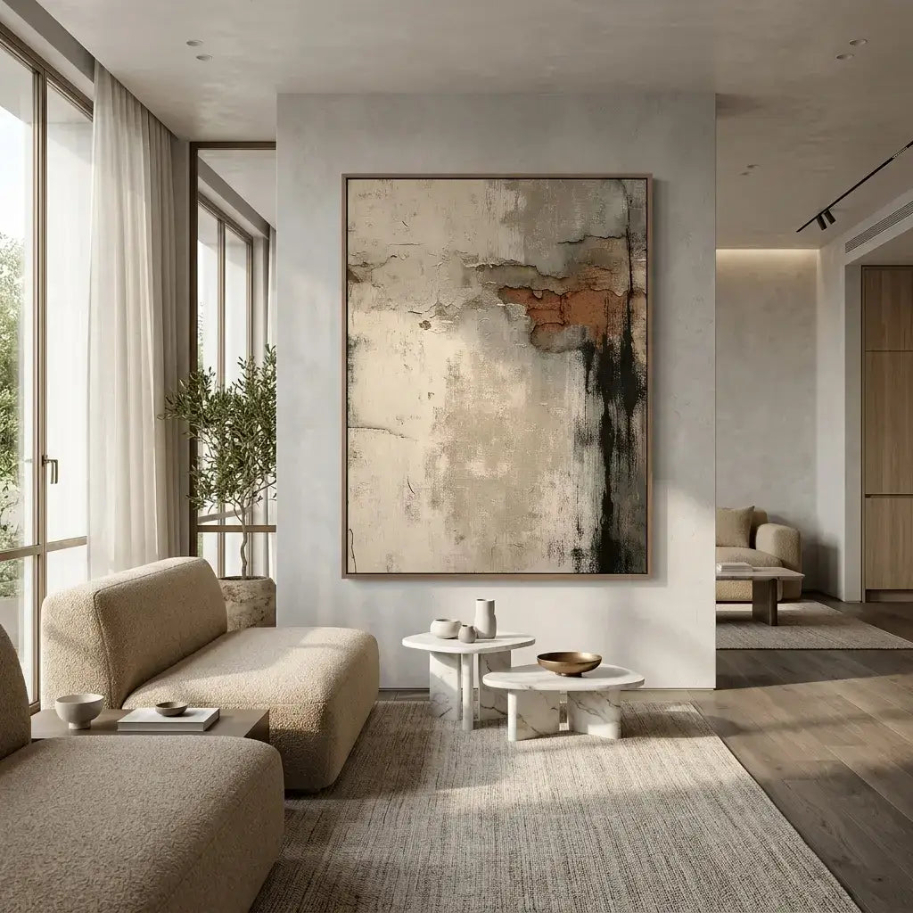 Weathered Stone Canvas Art