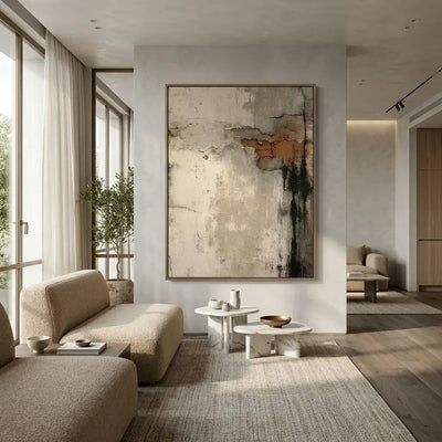 Weathered Stone Canvas Art