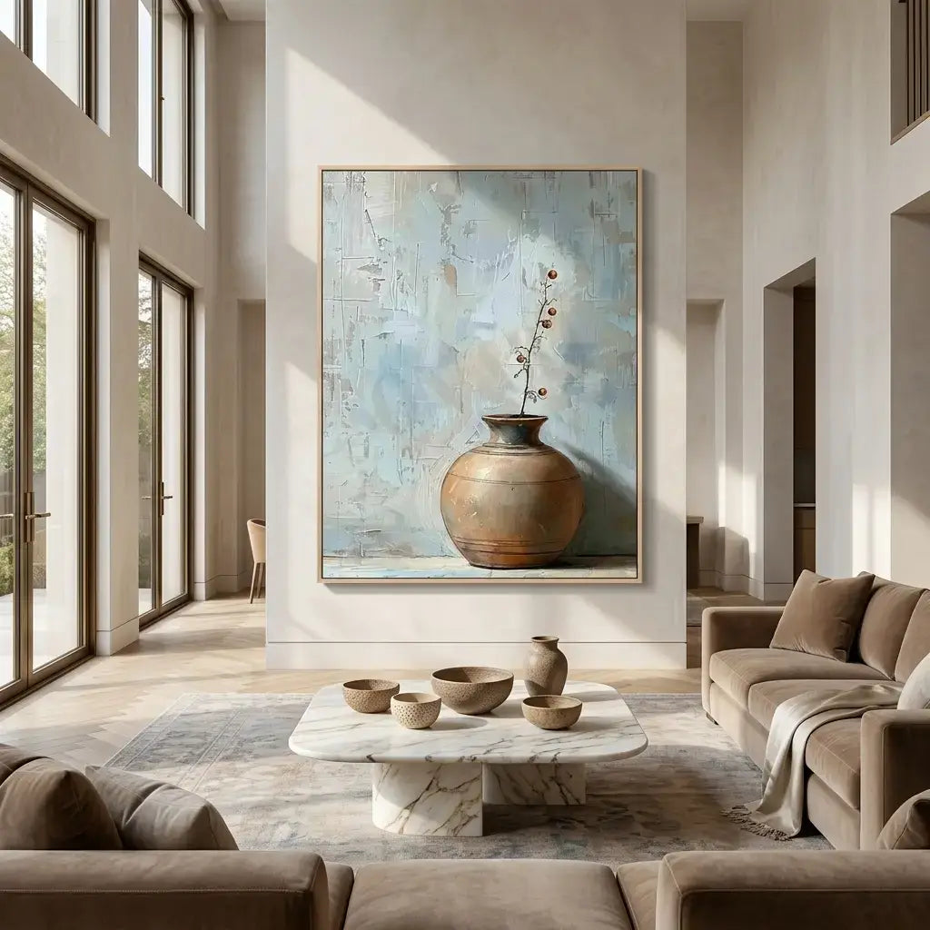 Blue Still Life Canvas Art