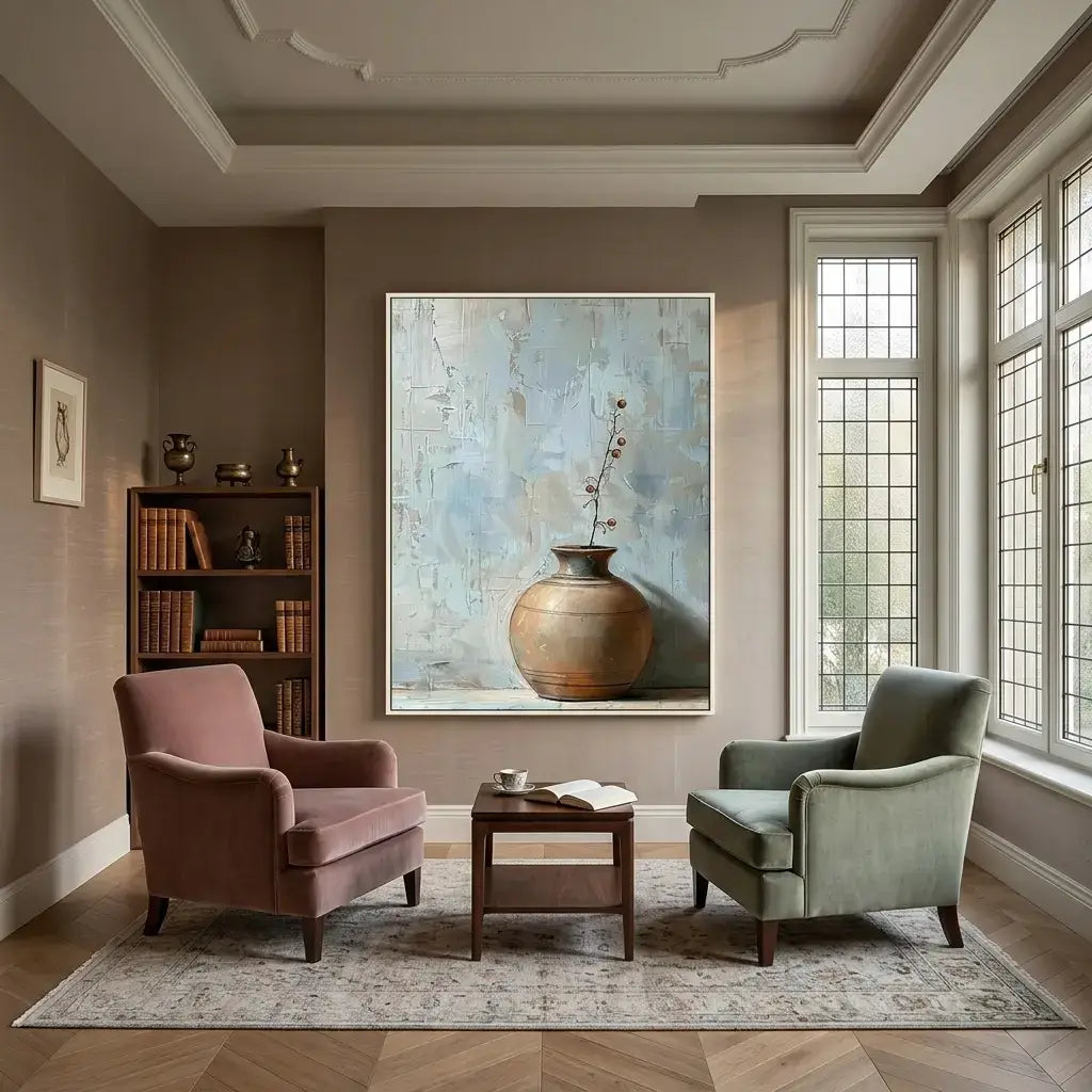 Blue Still Life Canvas Art